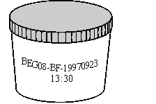 Label the sample container with appropriate information.