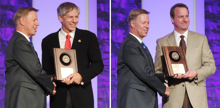 Stephen Laubach and Peter Hennings receive AAPG awards