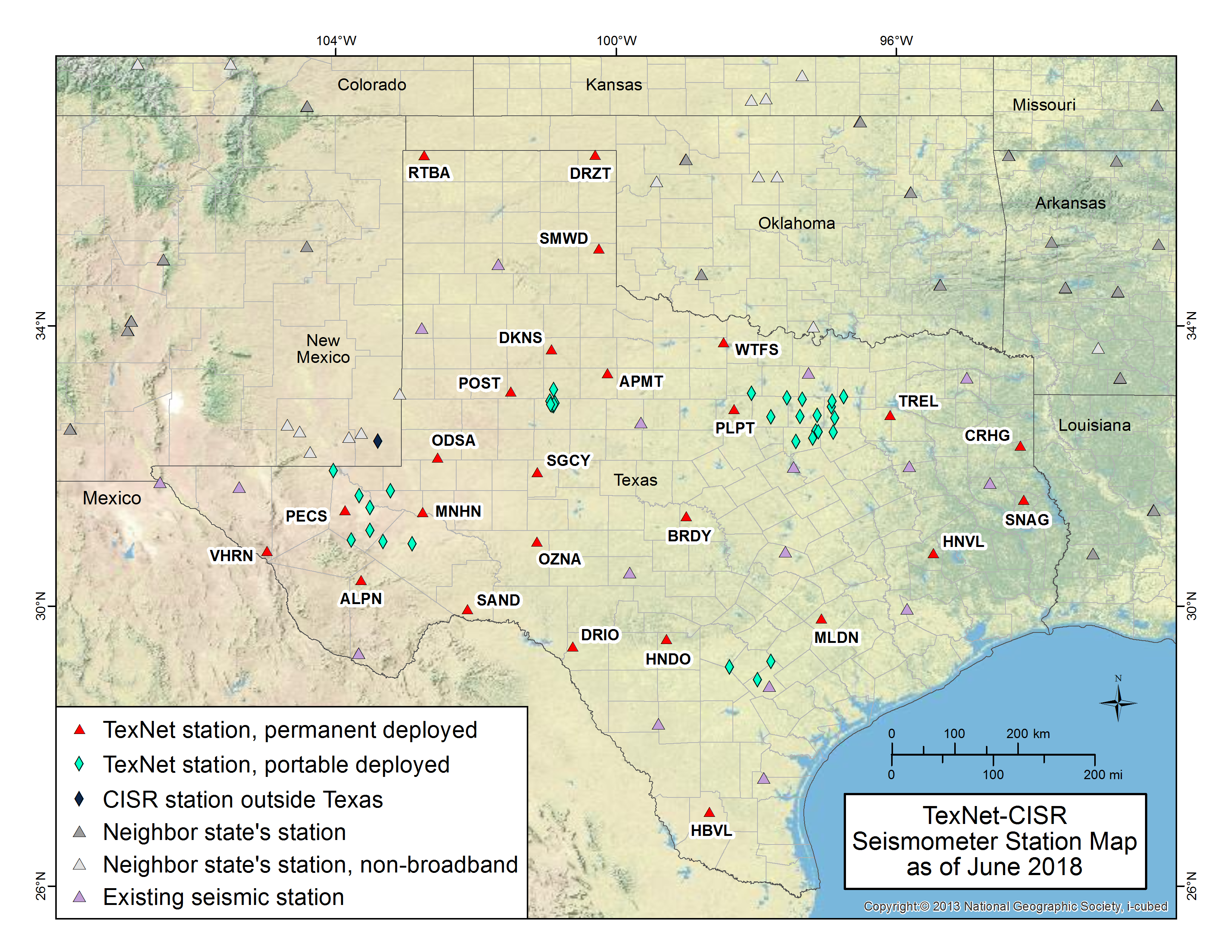 TexNet Stations