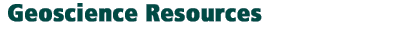 Geoscience resources