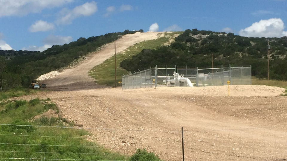 Texas landscape with energy infrastructure