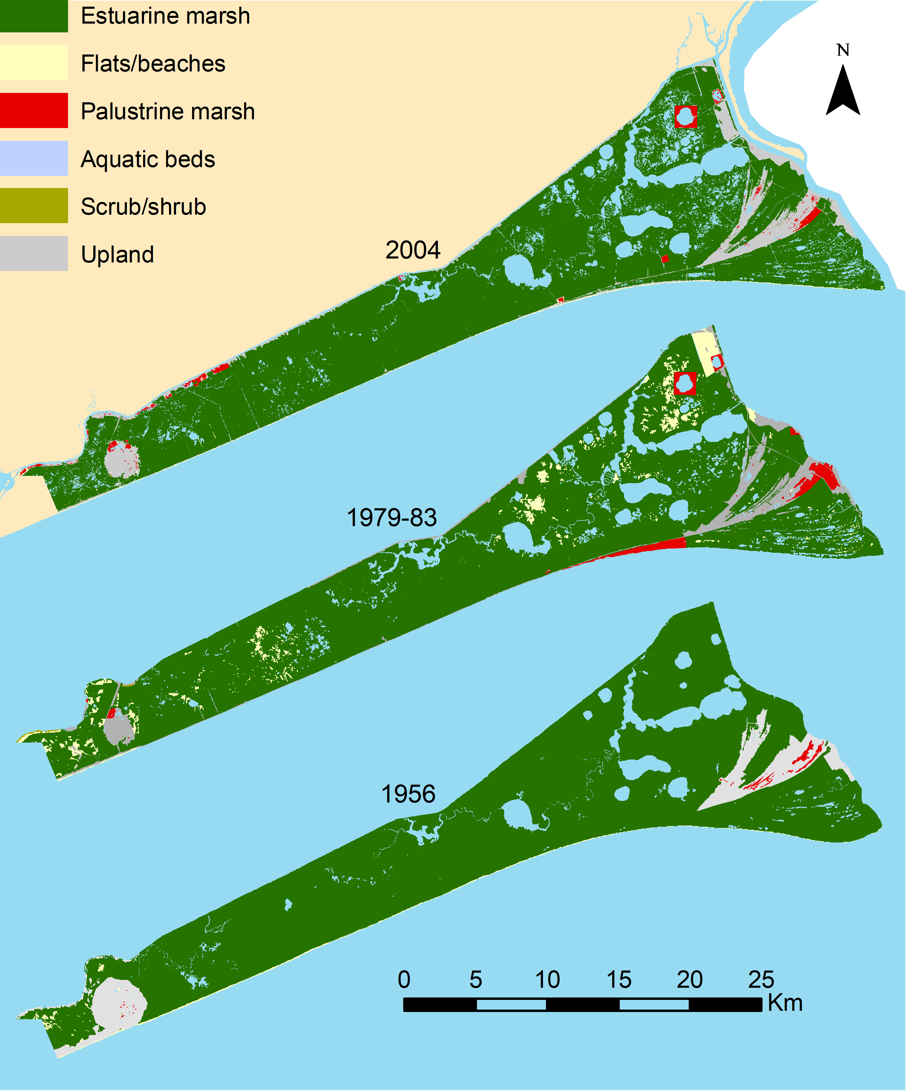 Figure 1. Matagorda Bay Trends