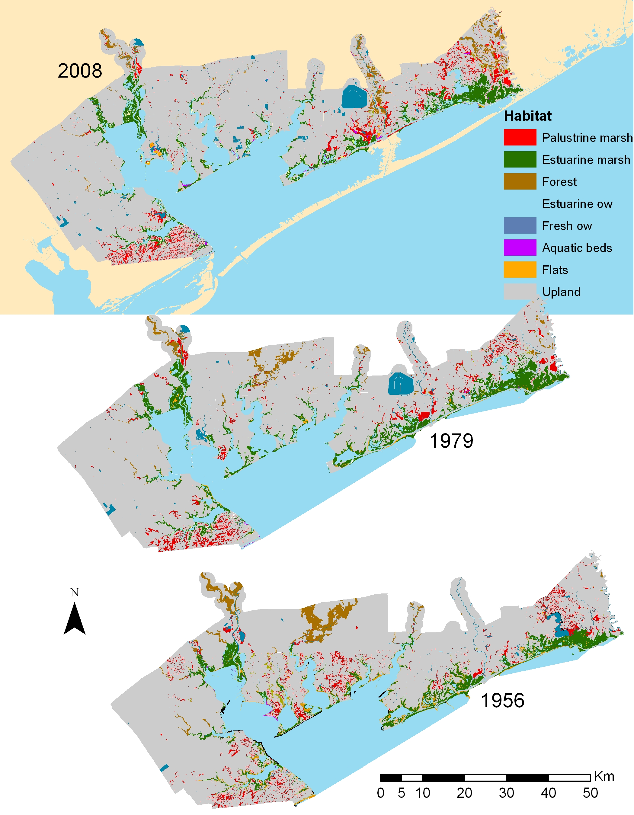 Figure 1. Matagorda Bay Trends