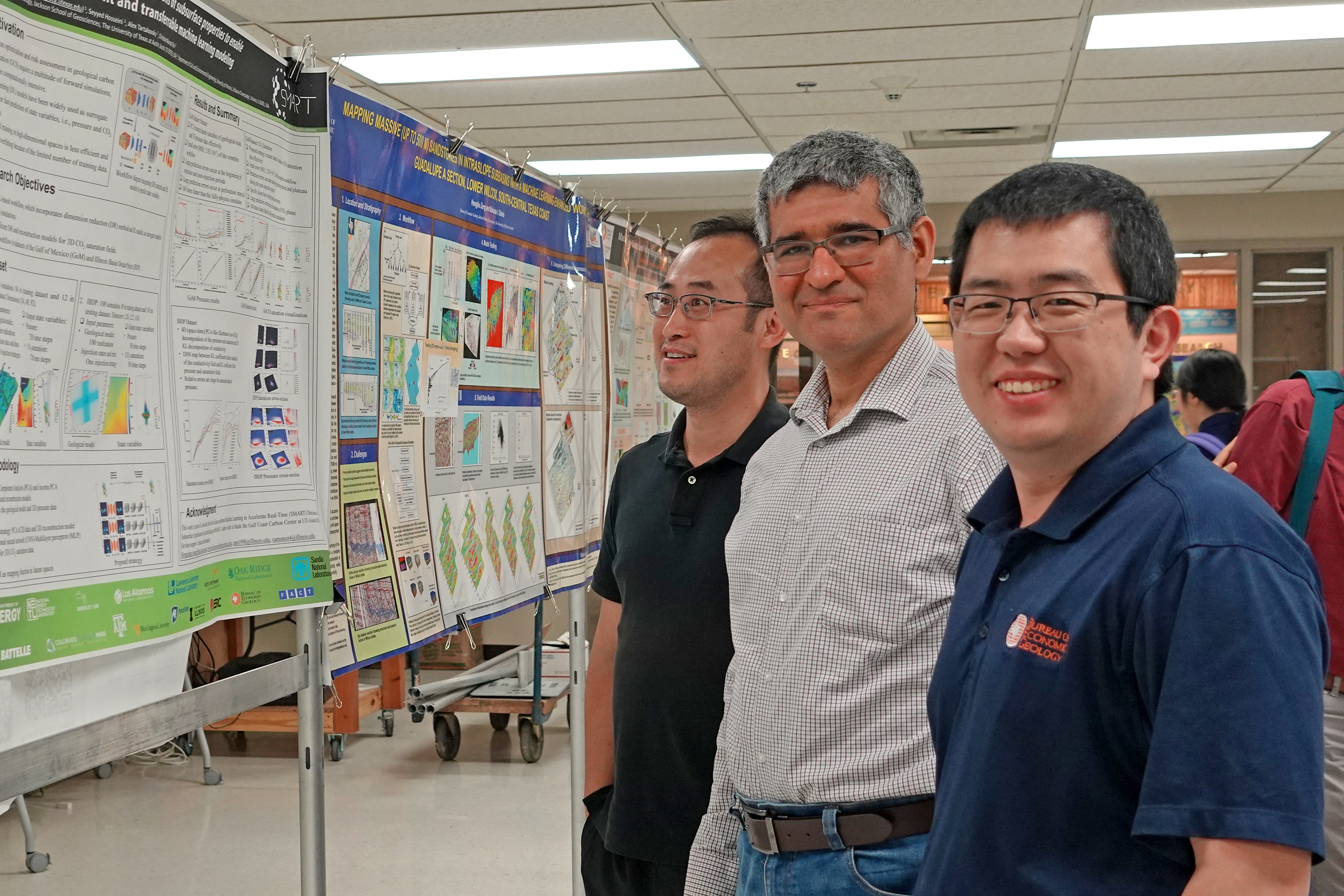 Poster session at AI conference