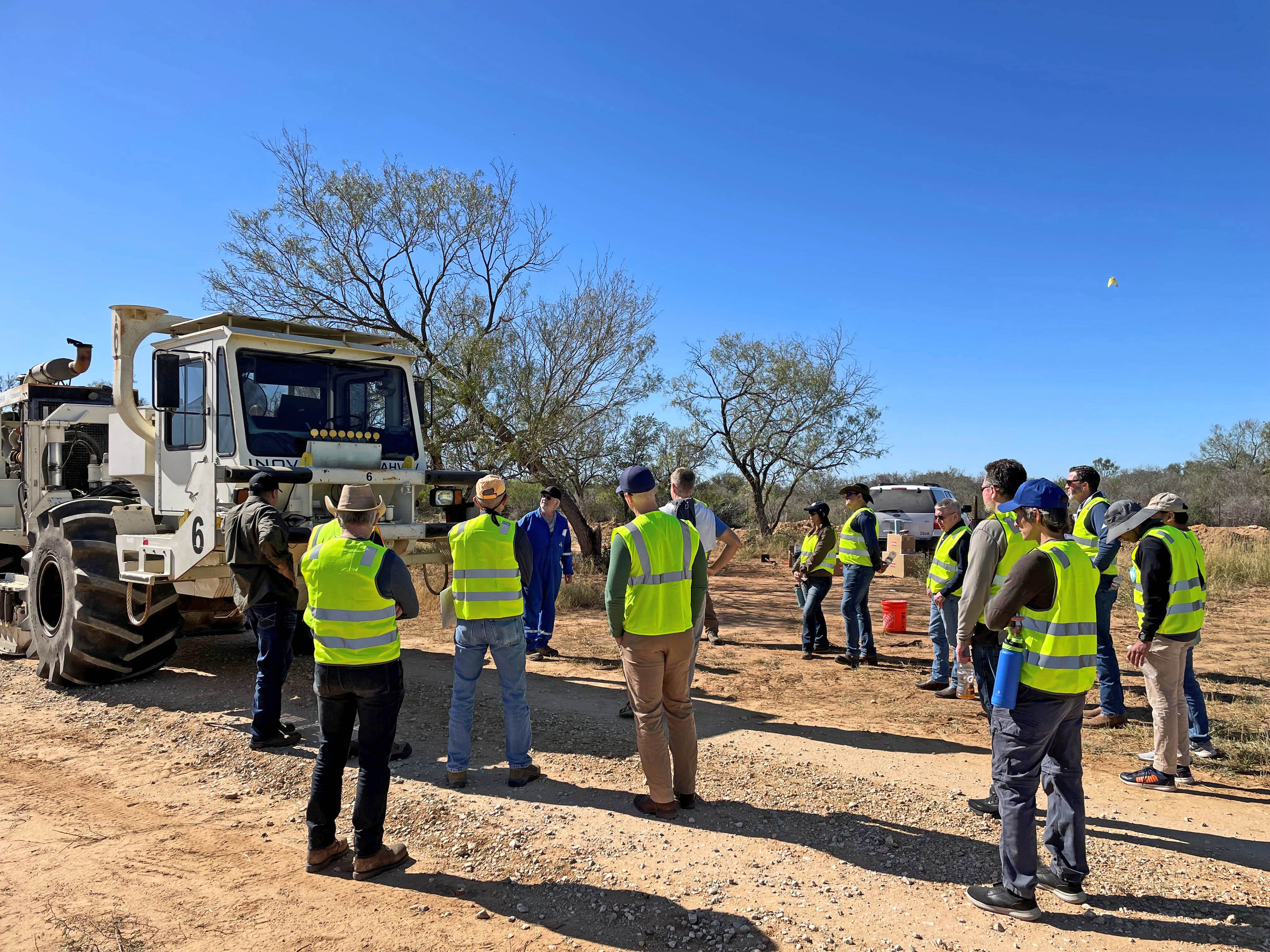 Working at the Devine Test Site