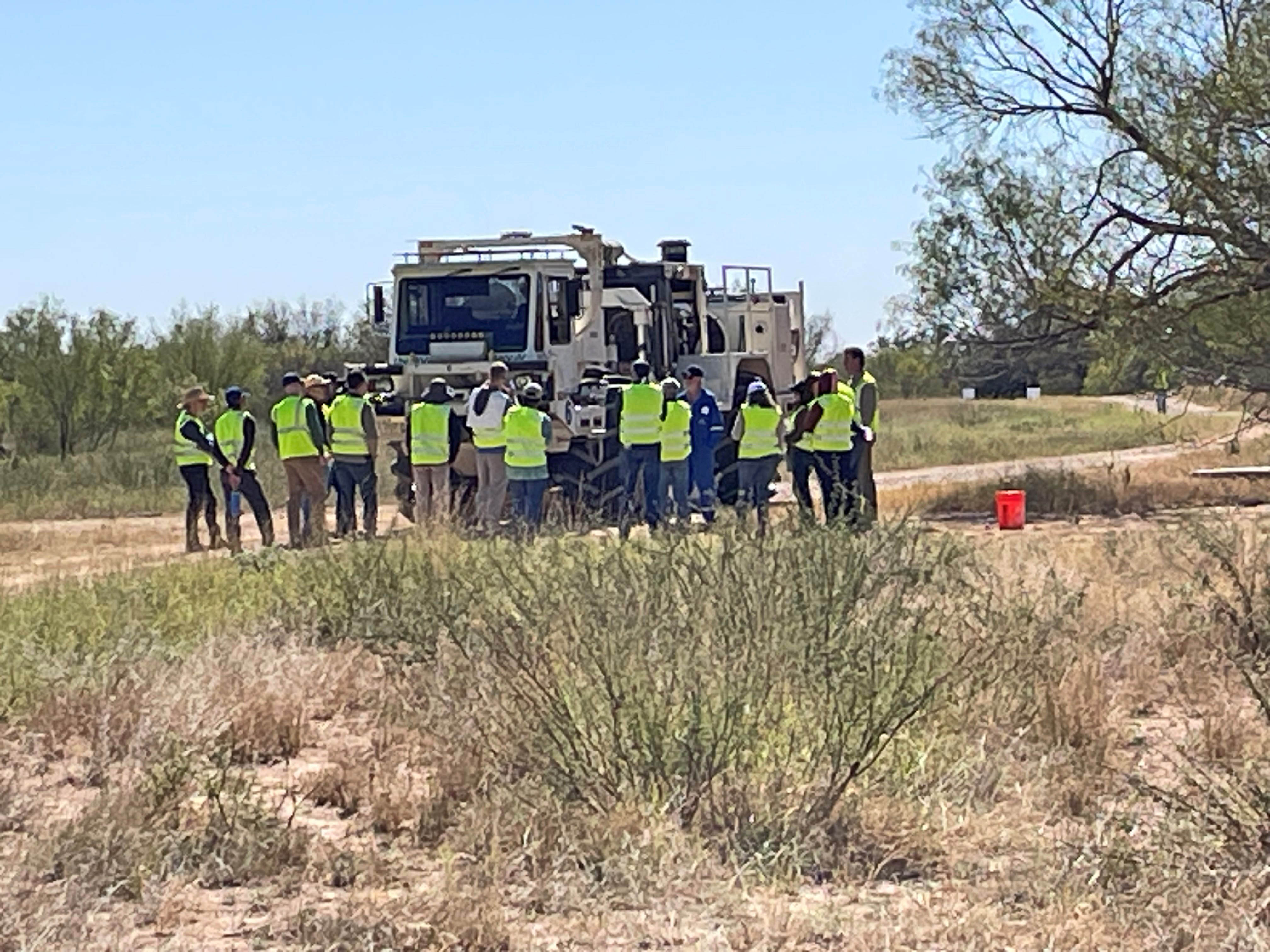 Working at the Devine Test Site