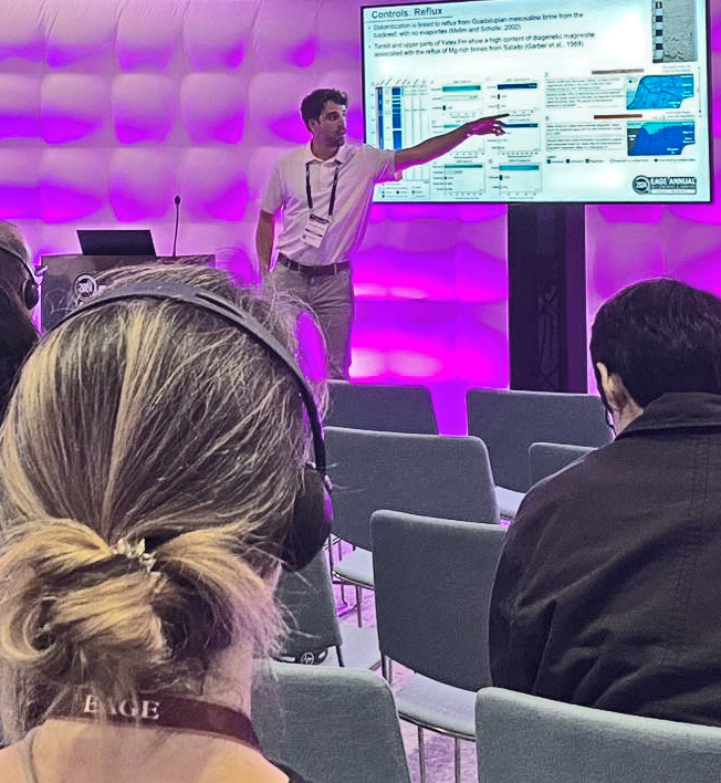 Ander Martinez-Doñate presents at EAGE