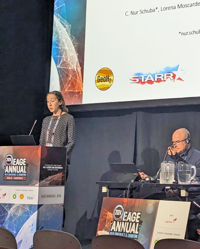Nur Schuba presents at EAGE