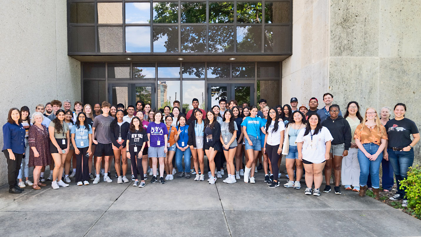 Participants of the GeoFORCE Texas 12th Grade Research Academy and Symposium