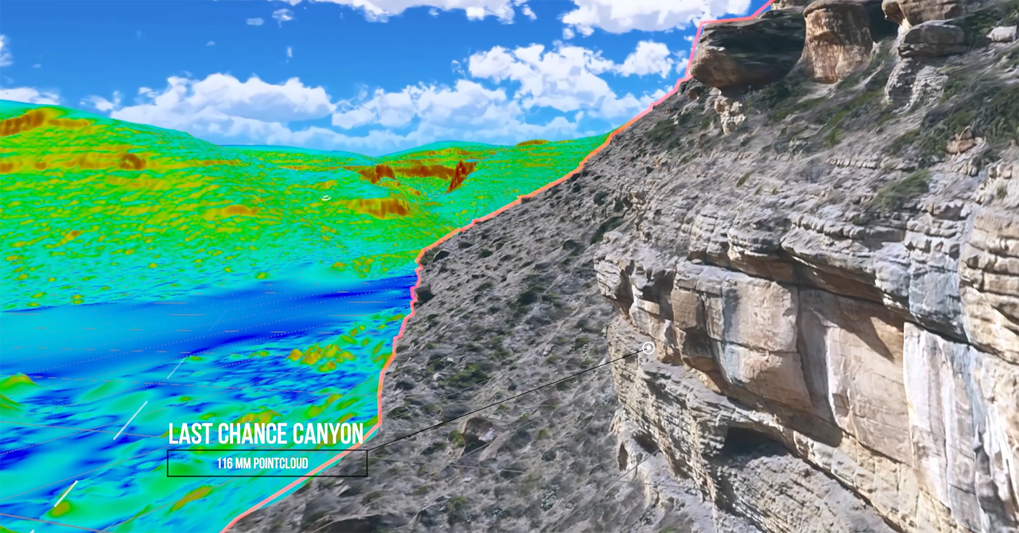 Last Chance Canyon outcrop