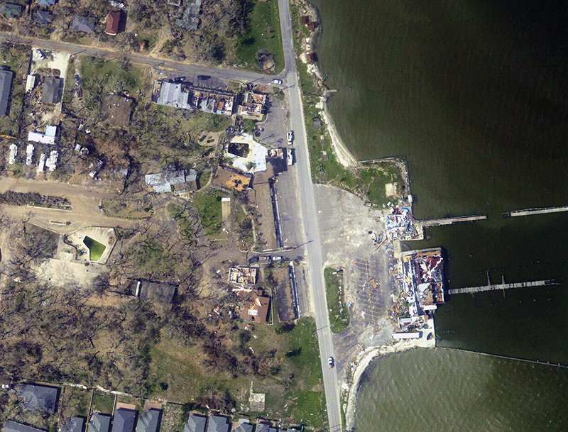 Hurricane Harvey damage