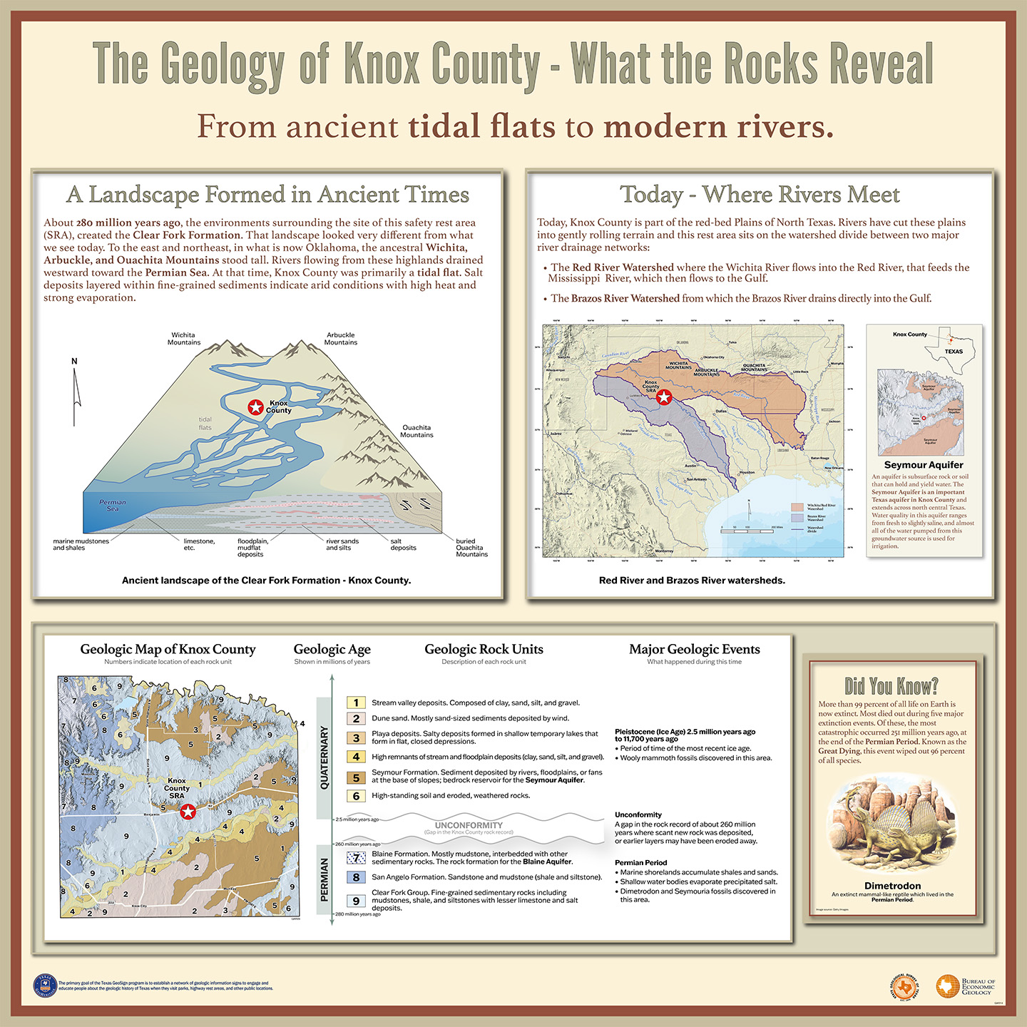 Knox County Safety Rest Area GeoSign