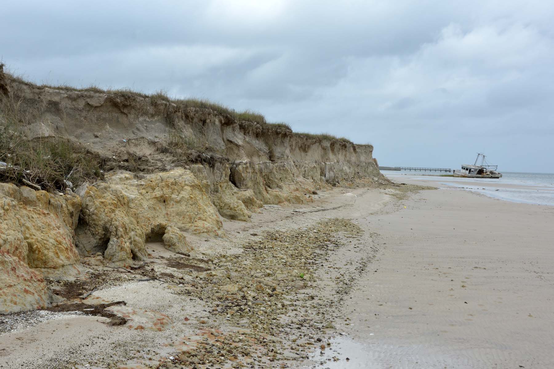 Southern shore of Matagorda Bay