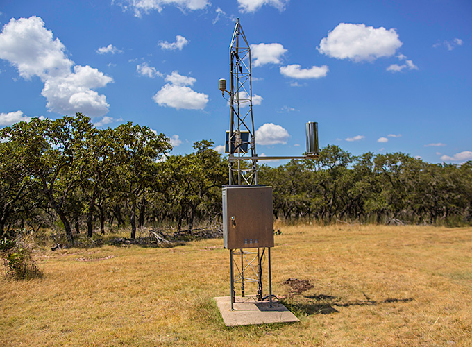 LCRA Hydromet raingage station