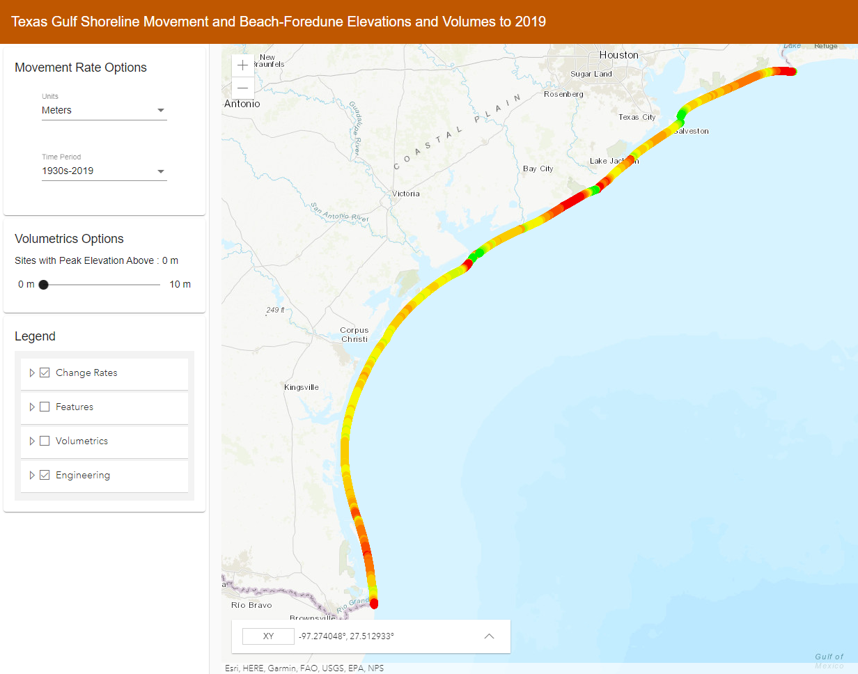 shoreline map