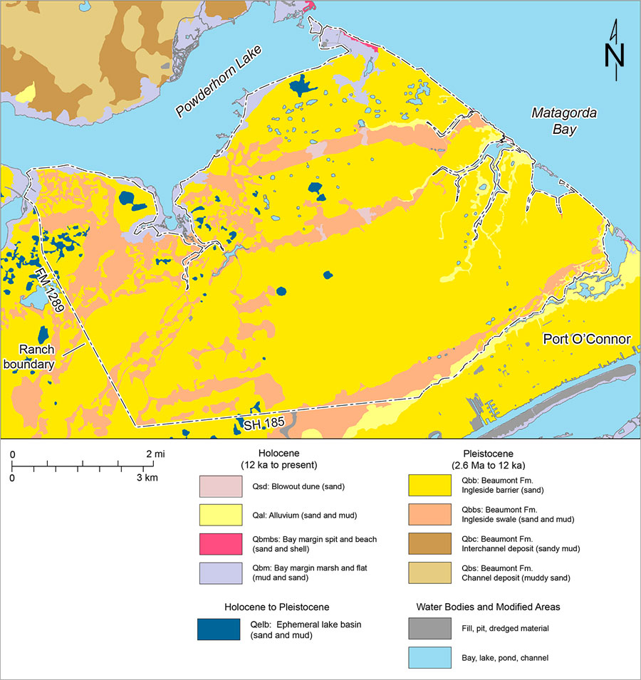 Geologic map of Powderhorn Ranch