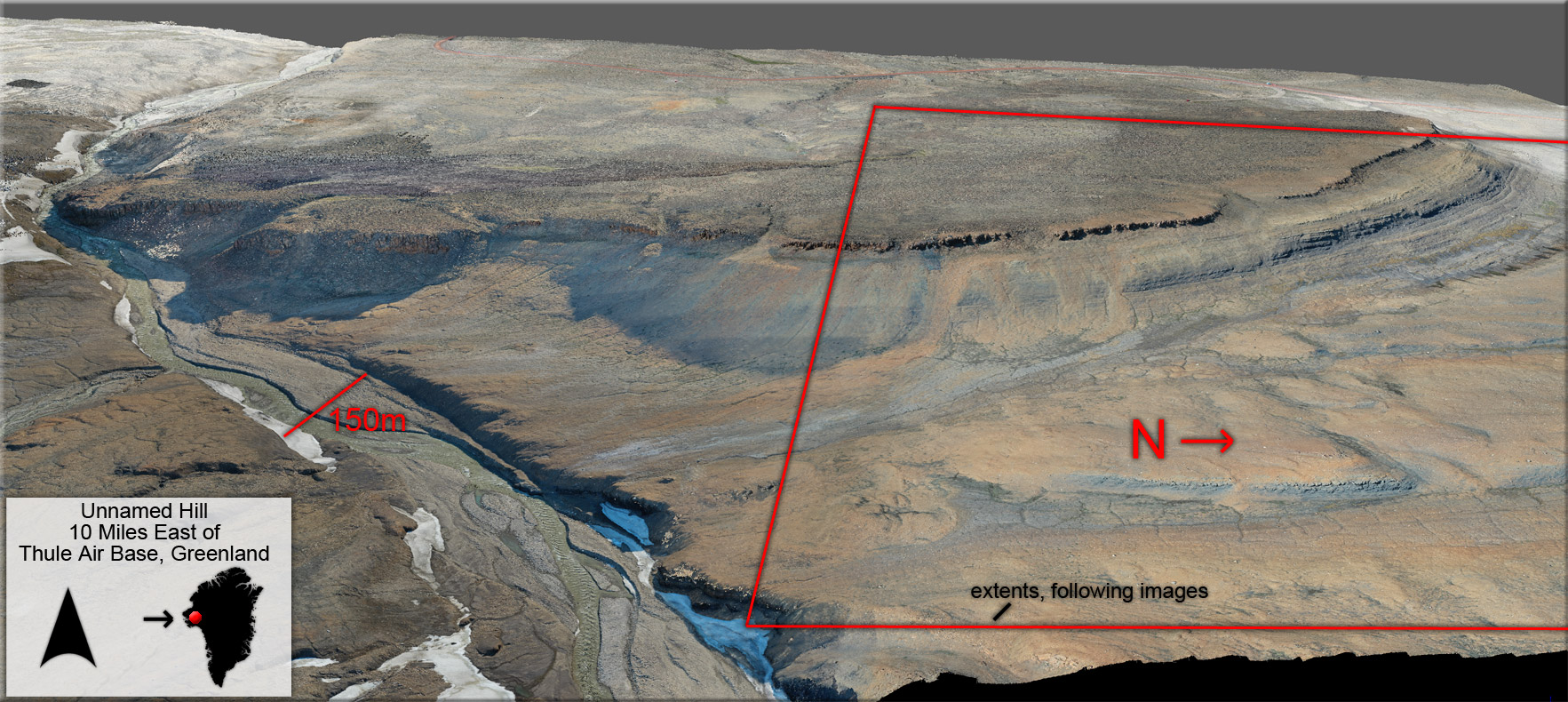 3D topographic model