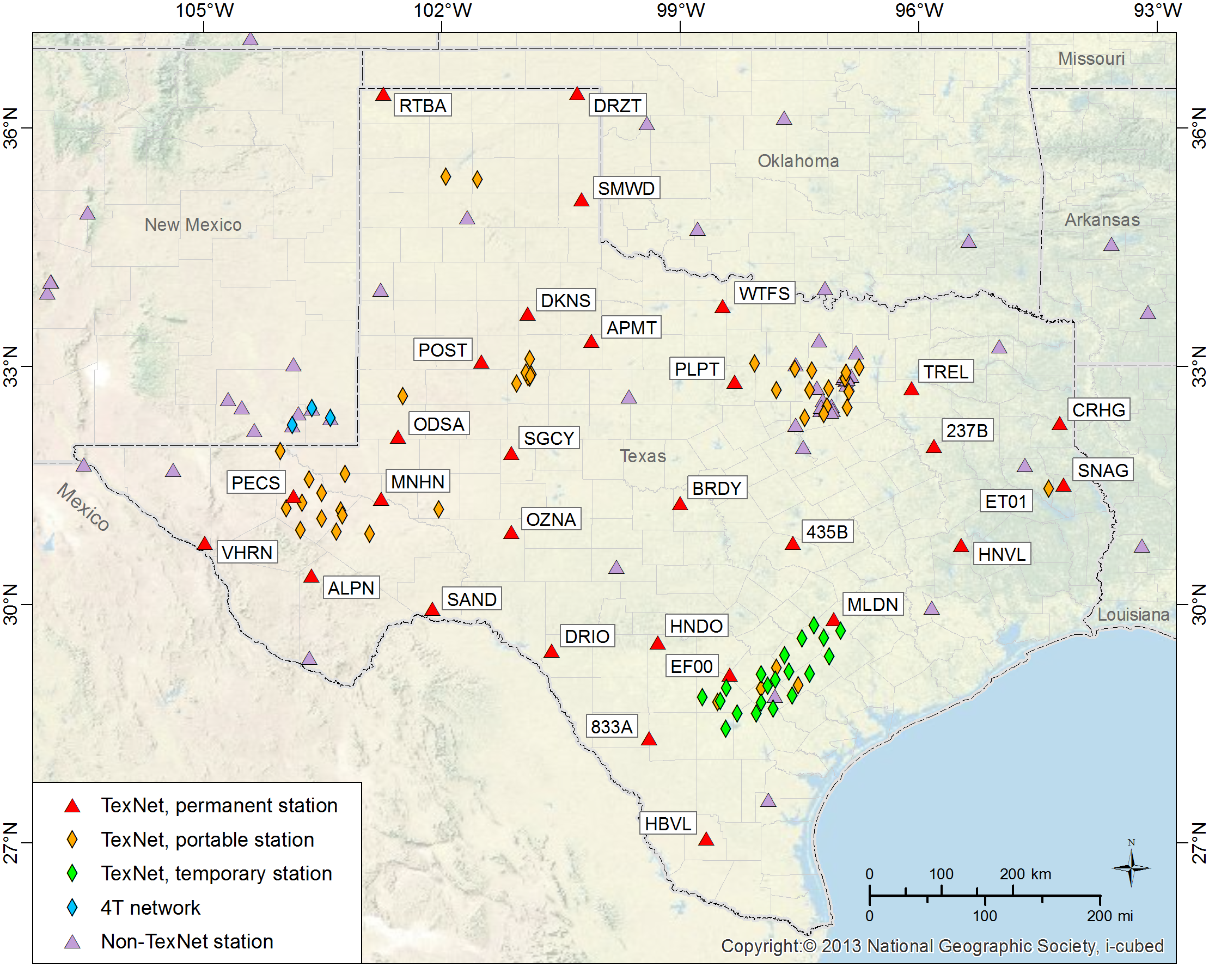 TexNet Stations