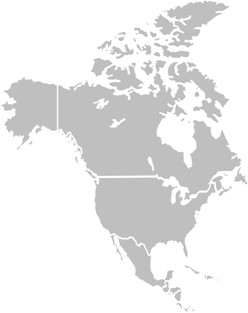 North American map