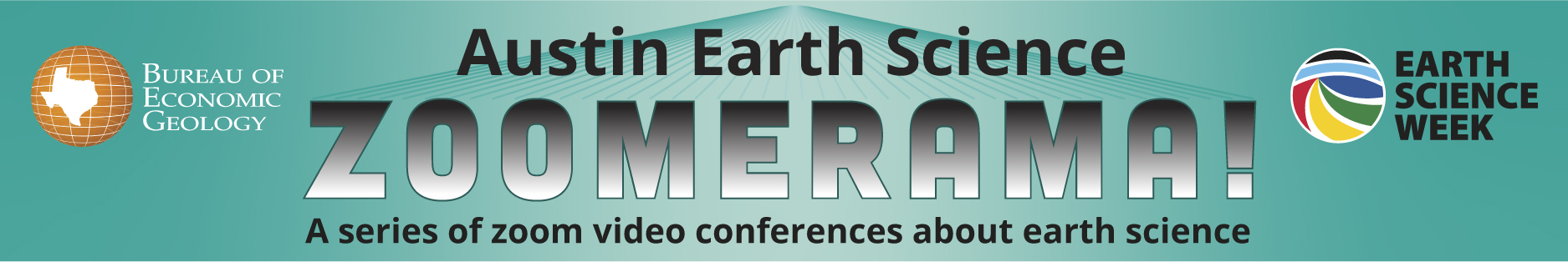 Zoomerama Earth Science Week banner 2020