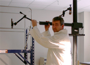 Dooley in lab