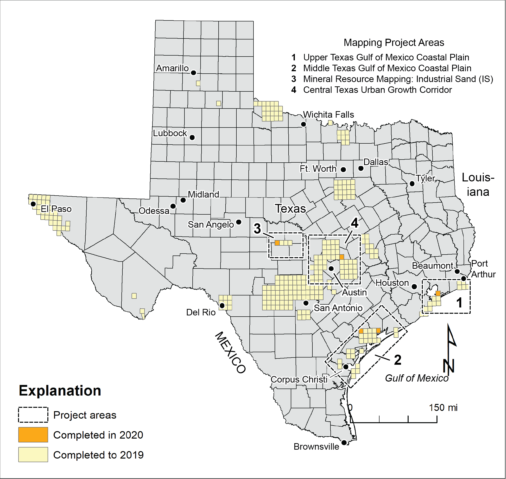 Area of 2020 STATEMAP studies