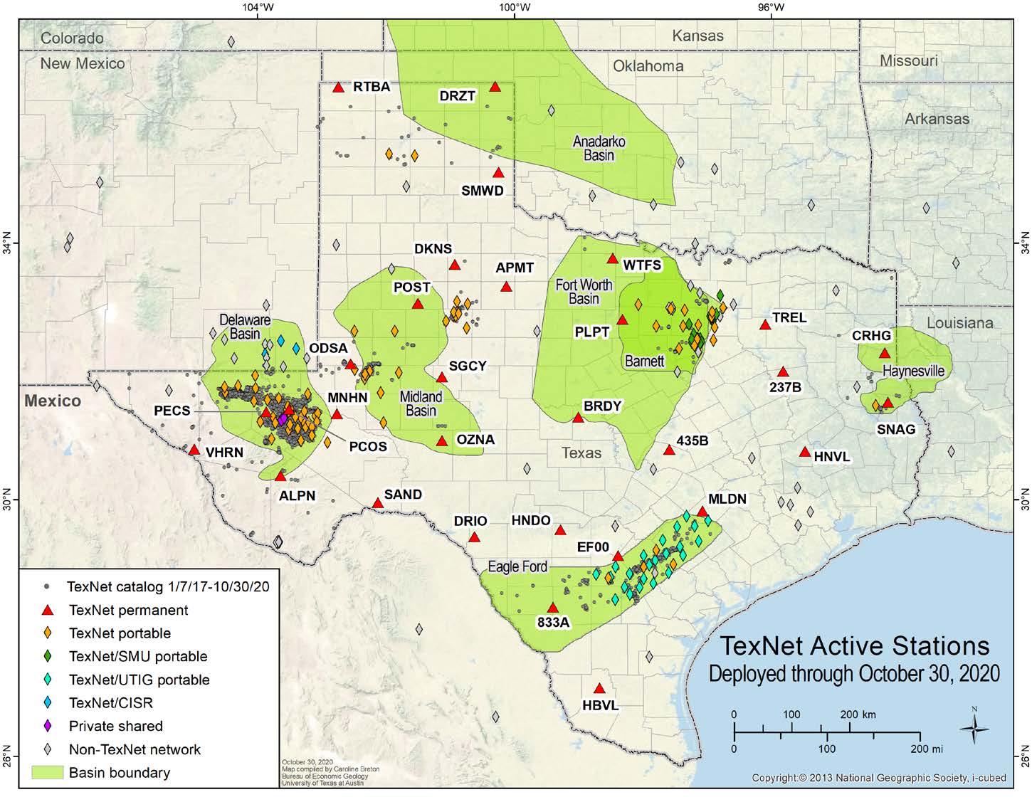 TexNet map