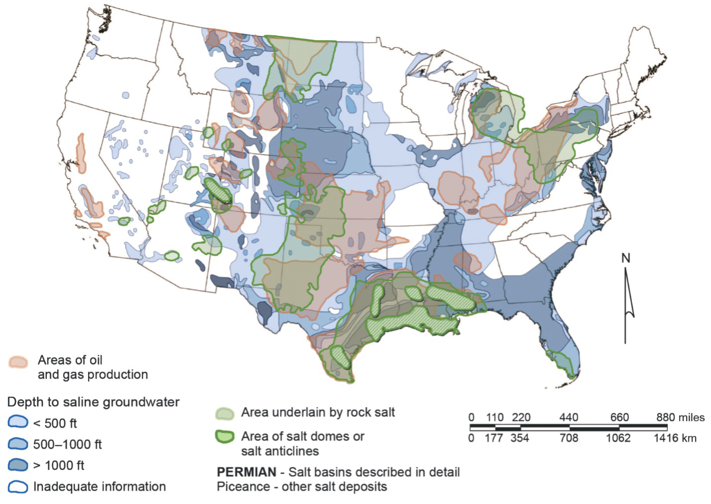 large-scale storage capacity of hydrogen gas across United States