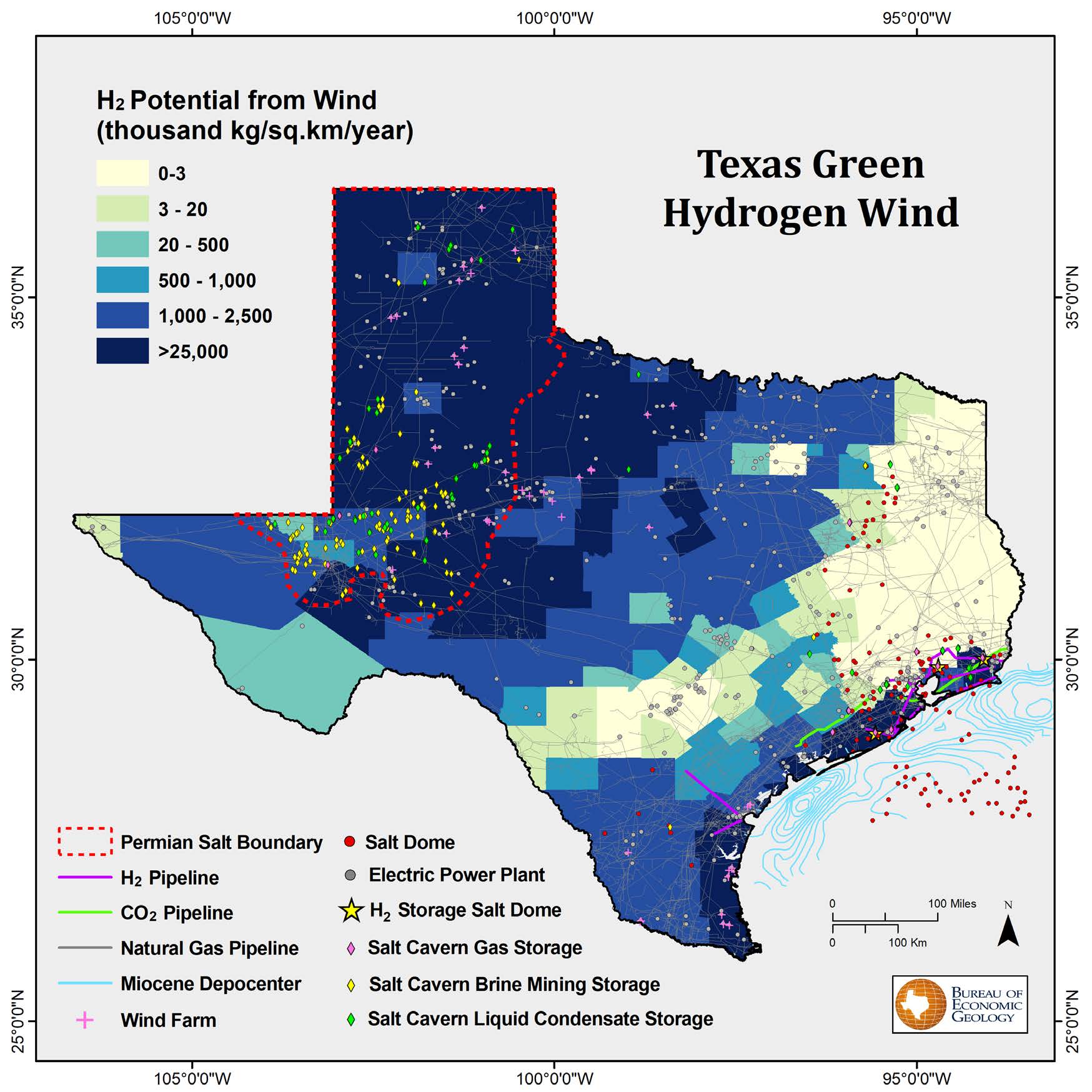 Texas Green Hydrogen Wind