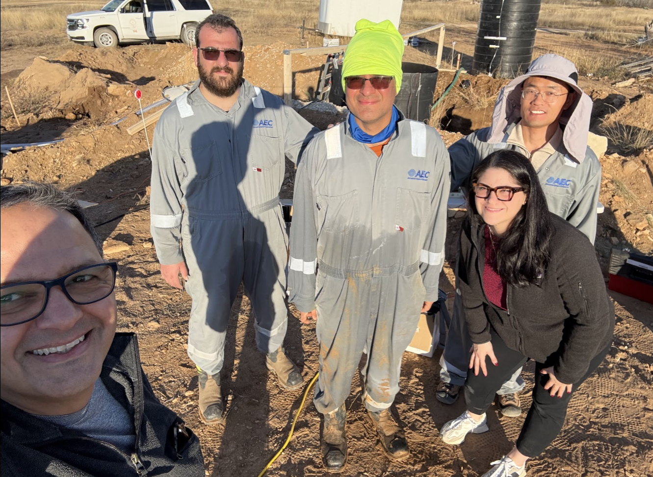 AEC team involved in the demo