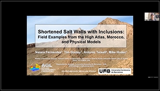 Screenshot of presentation
