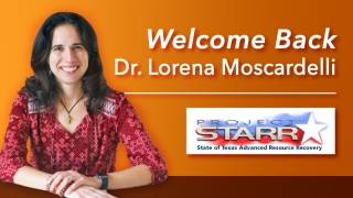 Welcome Back Dr. Lorena Moscardelli