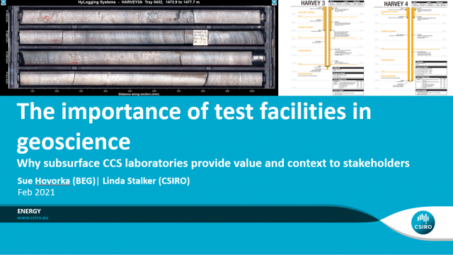 importance of test facilities in geoscience