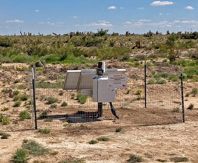 Earthquake monitoring site