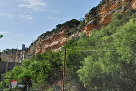 Winchell Limestone cliffs, Shepherd Dam